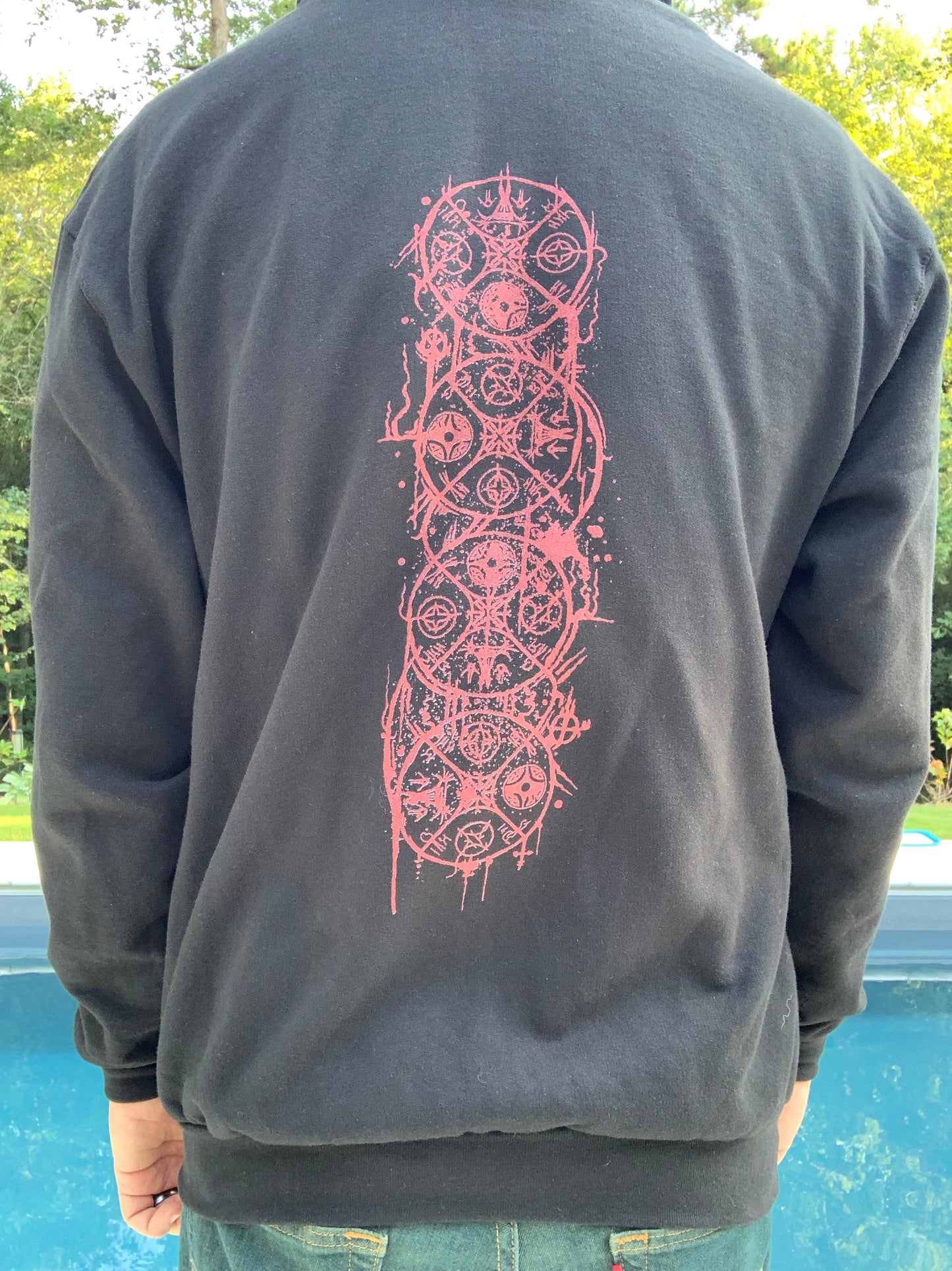 Blood Crescent Zip Hoodie